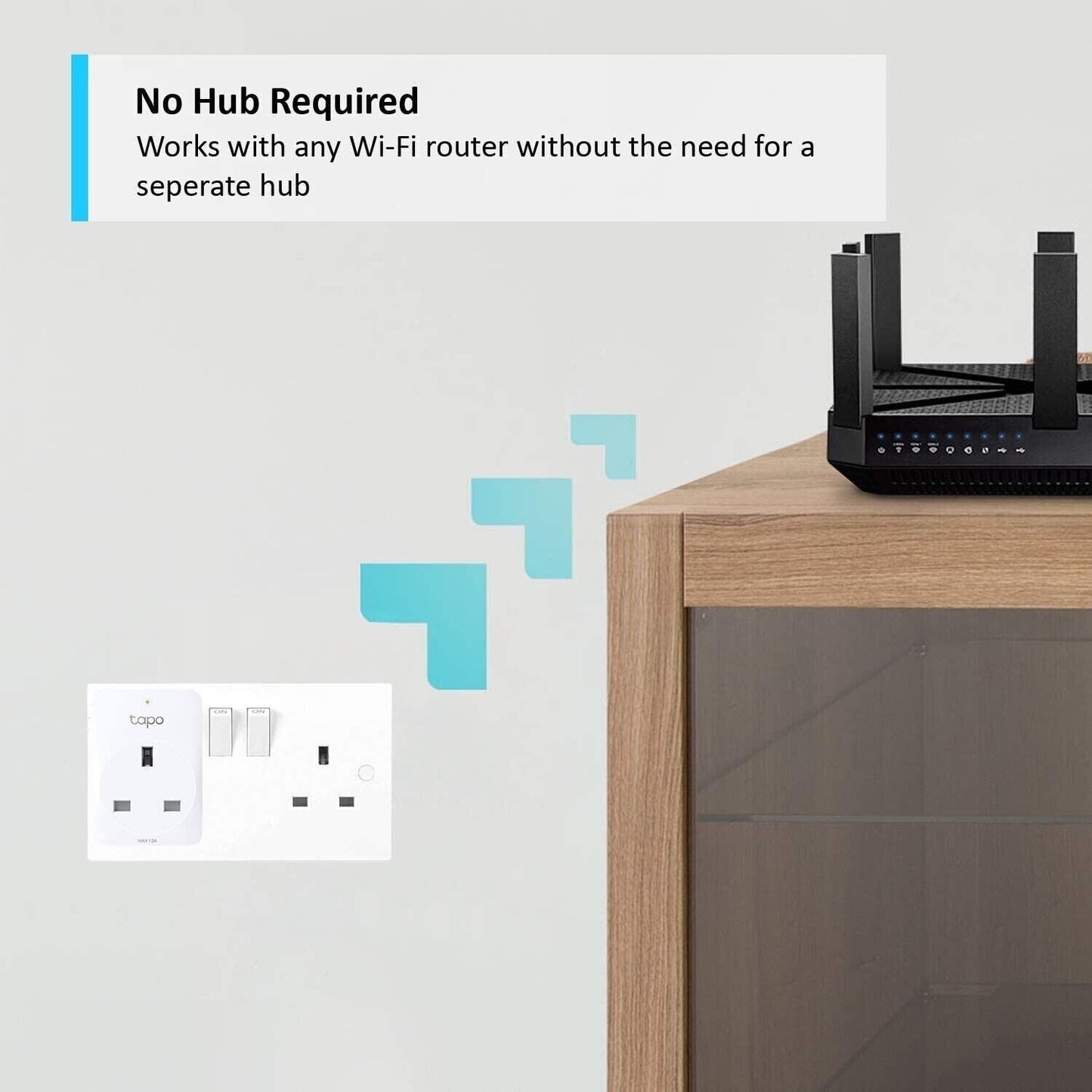 TP Link Tapo Outlet Works With Google Amazon Alexa Mini Smart Wi-Fi Socket 4 Pcs