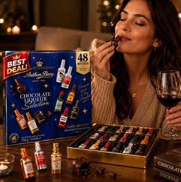 Anthon Berg Chocolate Liqueurs 48 Famous Original Liquor Spirits Gift Box 750g