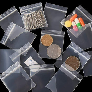 Grip Seal Bags Self Resealable Clear Polythene Poly Plastic Zip Lock All Sizes