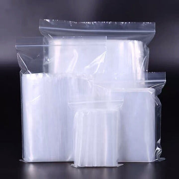 Grip Seal Bags Self Resealable Clear Polythene Poly Plastic Zip Lock All Sizes
