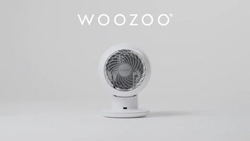 Woozoo Air Circulator Fan White Remote 5 Speeds Quiet Oscillating 38W Timer NEW