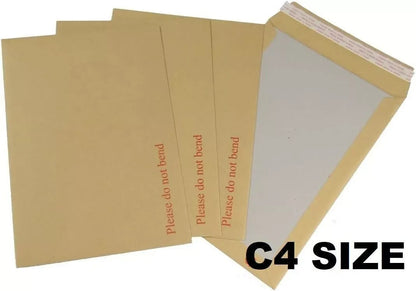 100 C4 A4 Brown Manilla Envelopes 324x229mm Self Seal 90gsm Strong *OFFER*