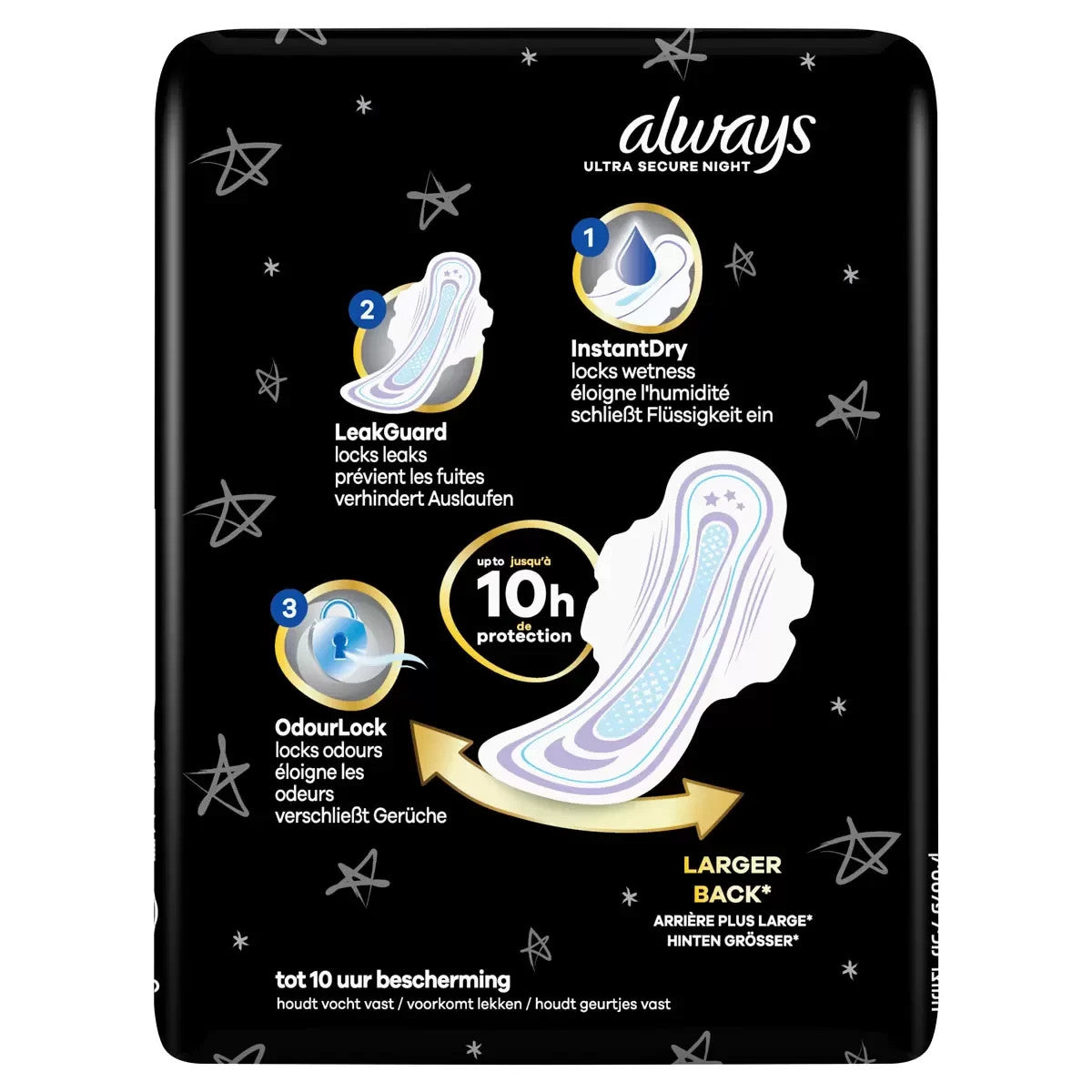 Always Ultra Night Long  Normal Sanitary Towels Pads With Wings 36 40 48 56 Pack