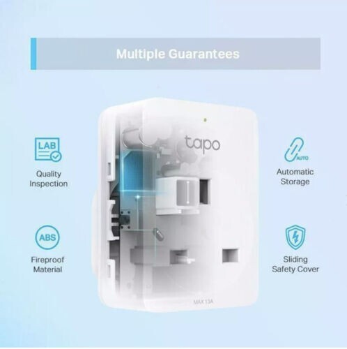 TP Link Tapo Outlet Works With Google Amazon Alexa Mini Smart Wi-Fi Socket 4 Pcs