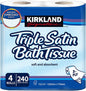 Kirkland Signature 3-Ply Triple Satin Toilet Paper 40 Rolls Soft & Absorbent