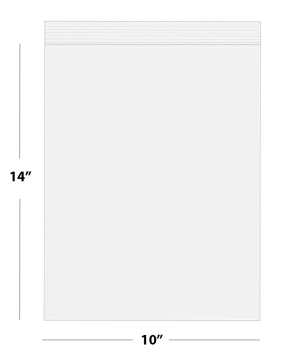 Grip Seal Bags Self Resealable Clear Polythene Poly Plastic Zip Lock All Sizes