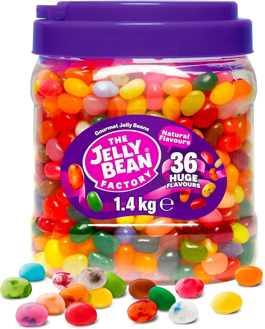 The Jelly Bean Factory 36 Flavour Mix 1.4kg Gourmet Sweets Natural Gluten Free