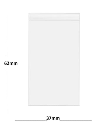 Grip Seal Bags Self Resealable Clear Polythene Poly Plastic Zip Lock All Sizes