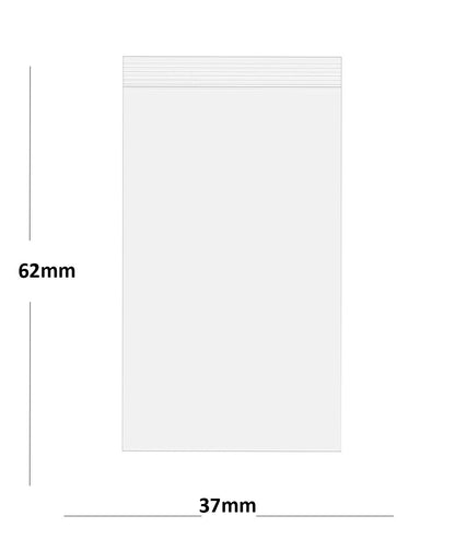 Grip Seal Bags Self Resealable Clear Polythene Poly Plastic Zip Lock All Sizes