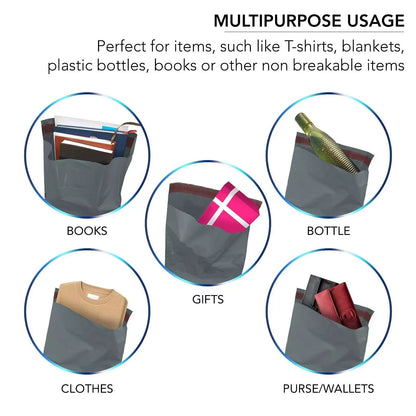 Grey Strong Mailing Postal Bags Self Seal All Sizes Fast UK Delivery Packaging