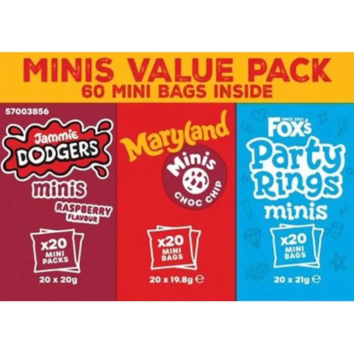 Fox's Mini Biscuit Variety Box, 60 Pack