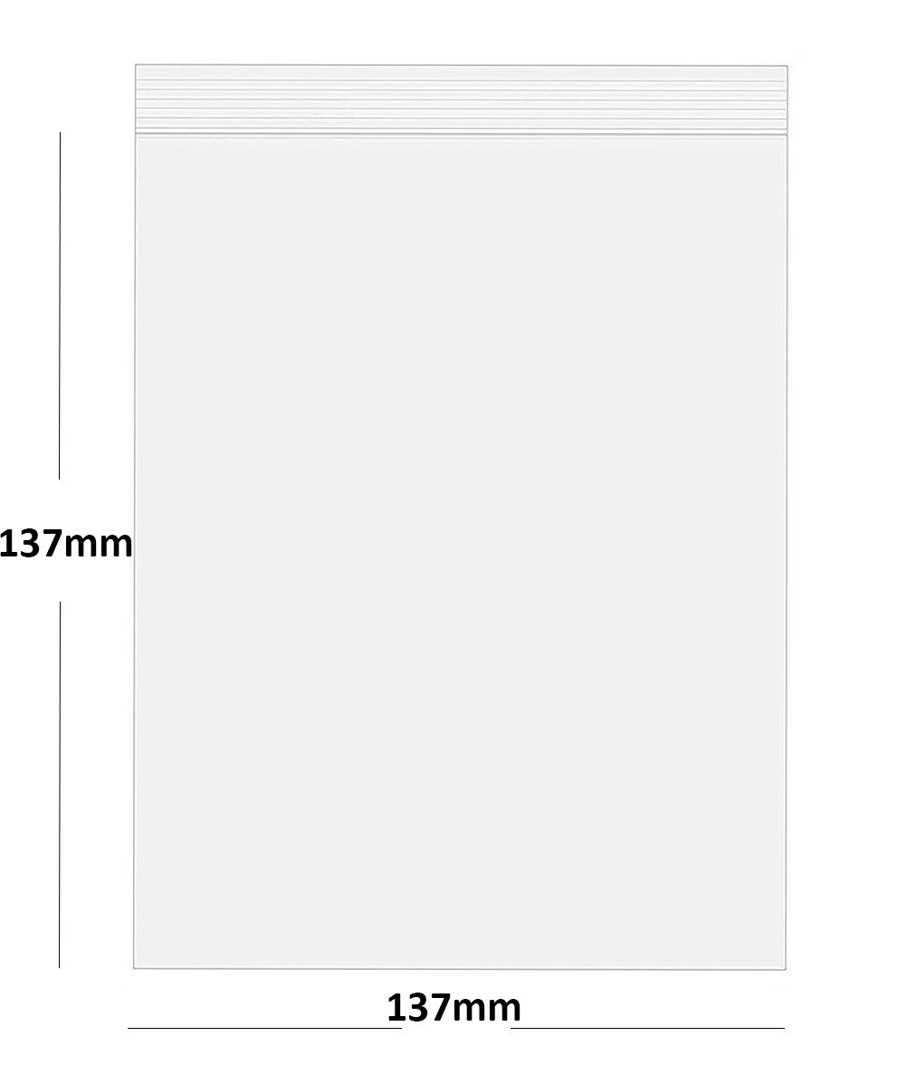 Grip Seal Bags Self Resealable Clear Polythene Poly Plastic Zip Lock All Sizes
