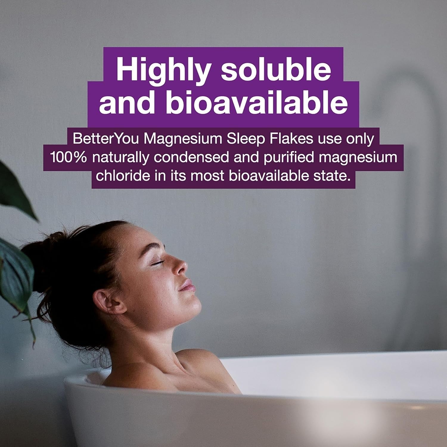 2 x 1kg BetterYou Magnesium Sleep Mineral Bath Flakes Relaxing Vegan Bath