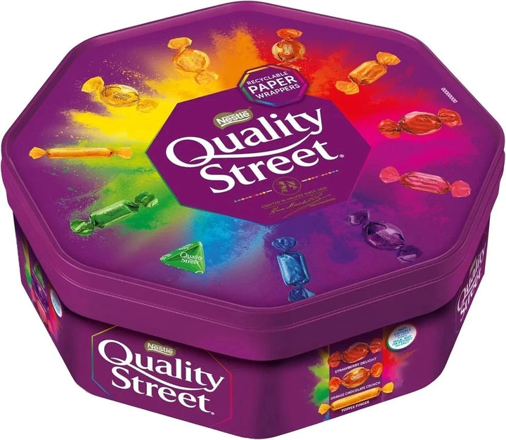 Nestle Quality Street Chocolate Tub 550g x 2 Twin Pack Assorted Sweets