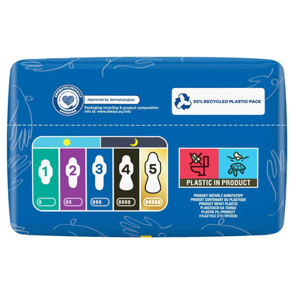 Always Ultra Night Long  Normal Sanitary Towels Pads With Wings 36 40 48 56 Pack