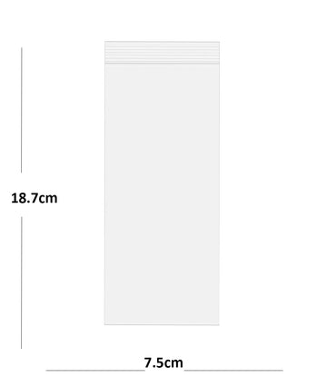 Grip Seal Bags Self Resealable Clear Polythene Poly Plastic Zip Lock All Sizes