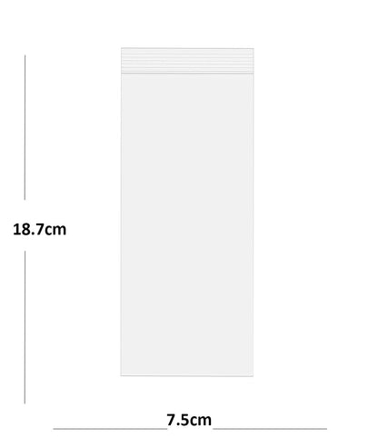 Grip Seal Bags Self Resealable Clear Polythene Poly Plastic Zip Lock All Sizes