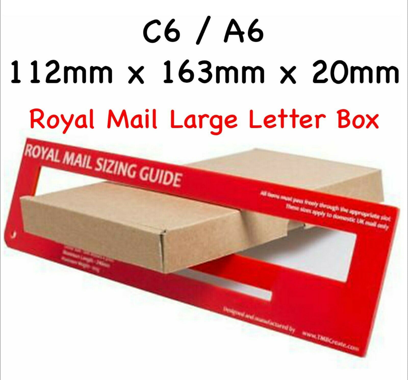ROYAL MAIL PIP LARGE LETTER MAIL CARDBOARD POSTAL BOXES BROWN SIZE C4 C5 C6 DL