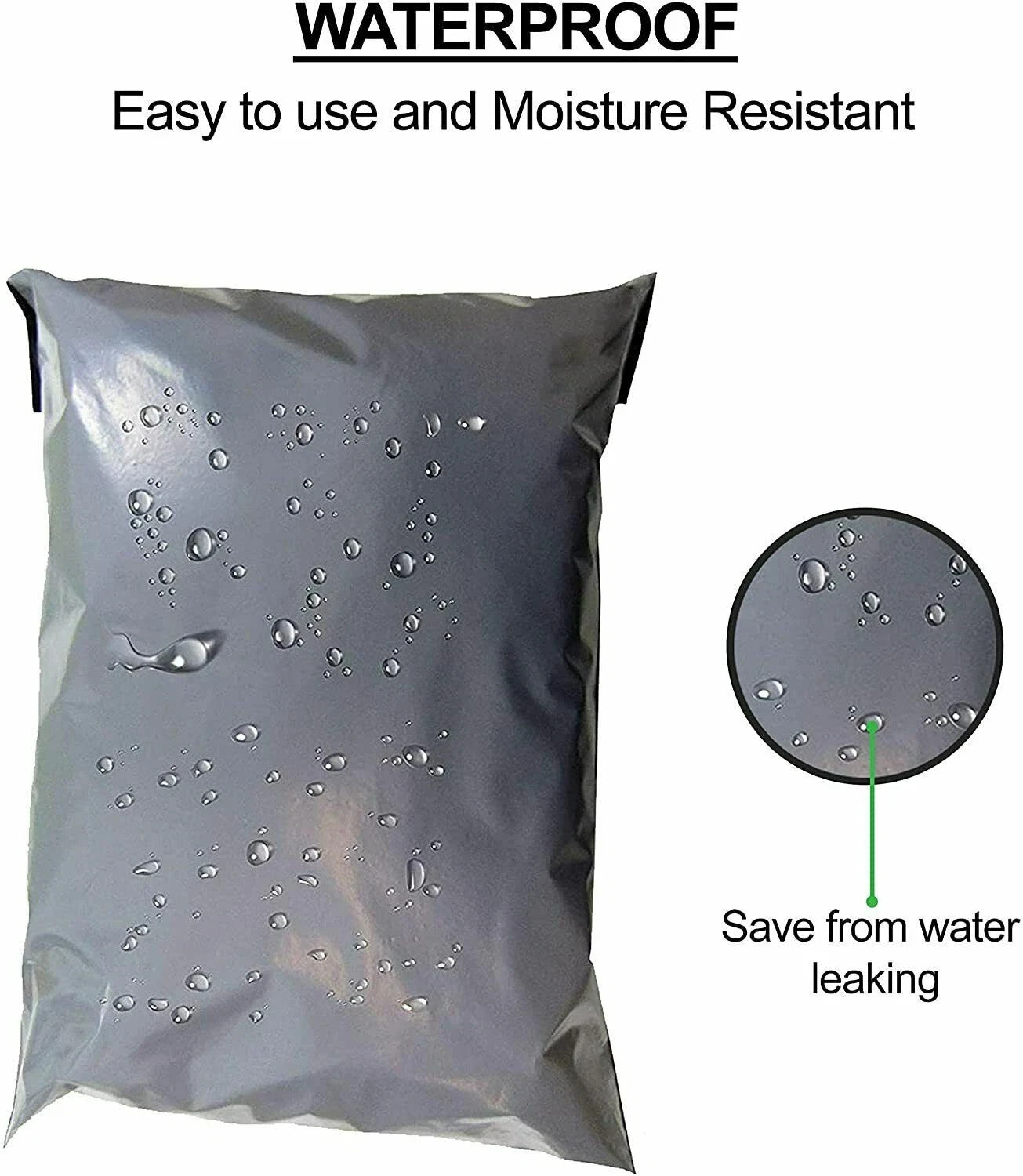 Grey Strong Mailing Postal Bags Self Seal All Sizes Fast UK Delivery Packaging