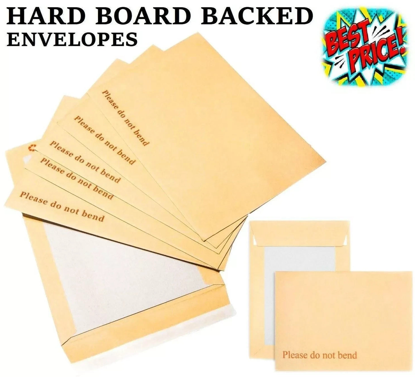 100 C4 A4 Brown Manilla Envelopes 324x229mm Self Seal 90gsm Strong *OFFER*