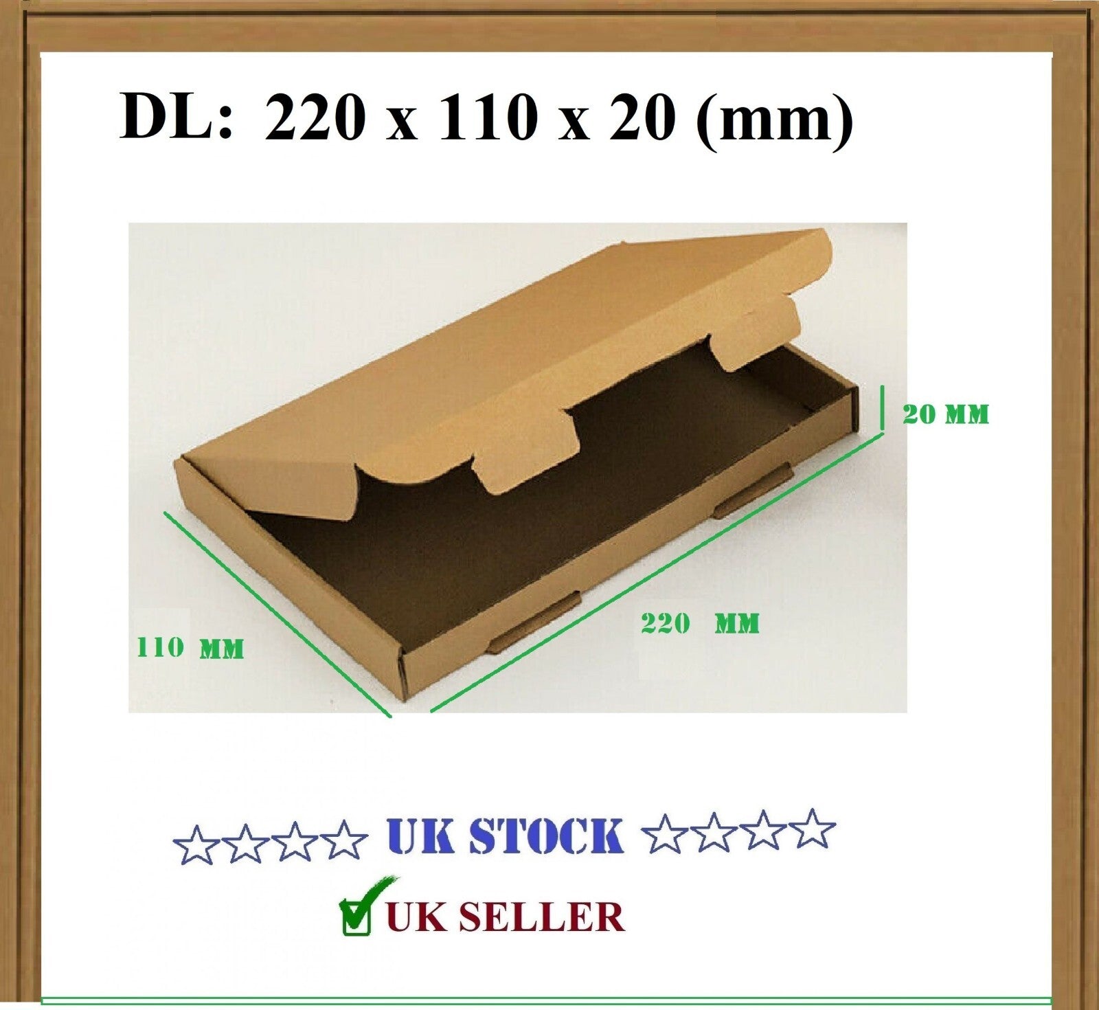 Royal Mail PIP Large Letter EcoFriendly Cardboard Postal Mail Box C4 C5 C6 DL