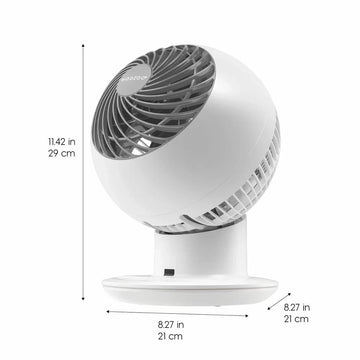 Woozoo Air Circulator Fan White Remote 5 Speeds Quiet Oscillating 38W Timer NEW
