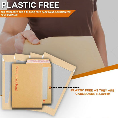 Hard Card Board Backed Please Do Not Bend Envelopes Manilla Brown A3 A4 A5 A6