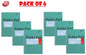 PACK of 6 Pukka Pad A4 Metallic Jotta Notebook 200 Pages Wirebound 8mm 80 GSM