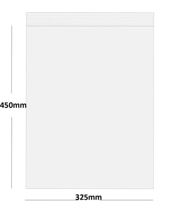 Grip Seal Bags Self Resealable Clear Polythene Poly Plastic Zip Lock All Sizes