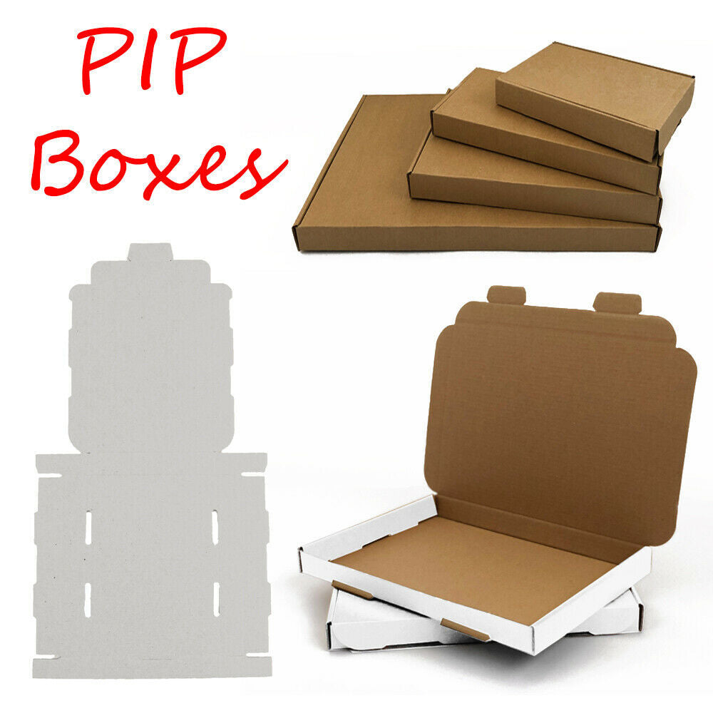 Royal Mail PIP Large Letter EcoFriendly Cardboard Postal Mail Box C4 C5 C6 DL
