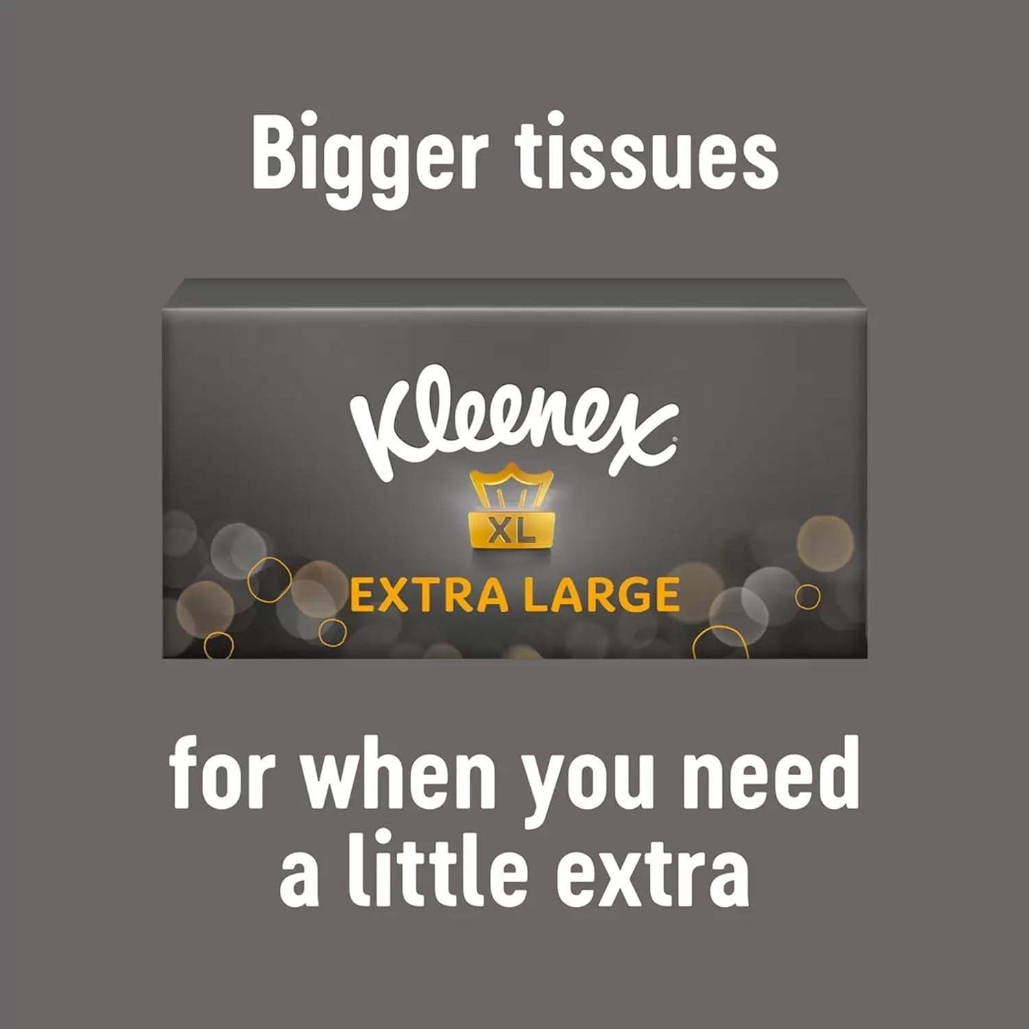 Kleenex Extra Large 2Ply Facial Tissues 6 Boxes  x90 Sheets Strong Soft Comfort