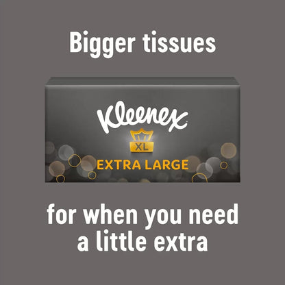 Kleenex Extra Large 2Ply Facial Tissues 6 Boxes  x90 Sheets Strong Soft Comfort