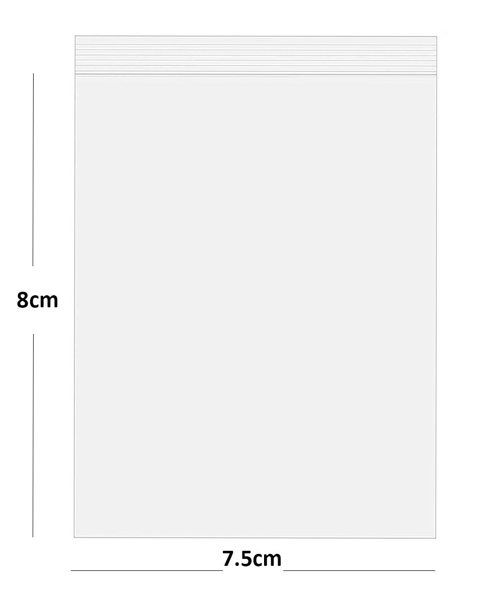 Grip Seal Bags Self Resealable Clear Polythene Poly Plastic Zip Lock All Sizes