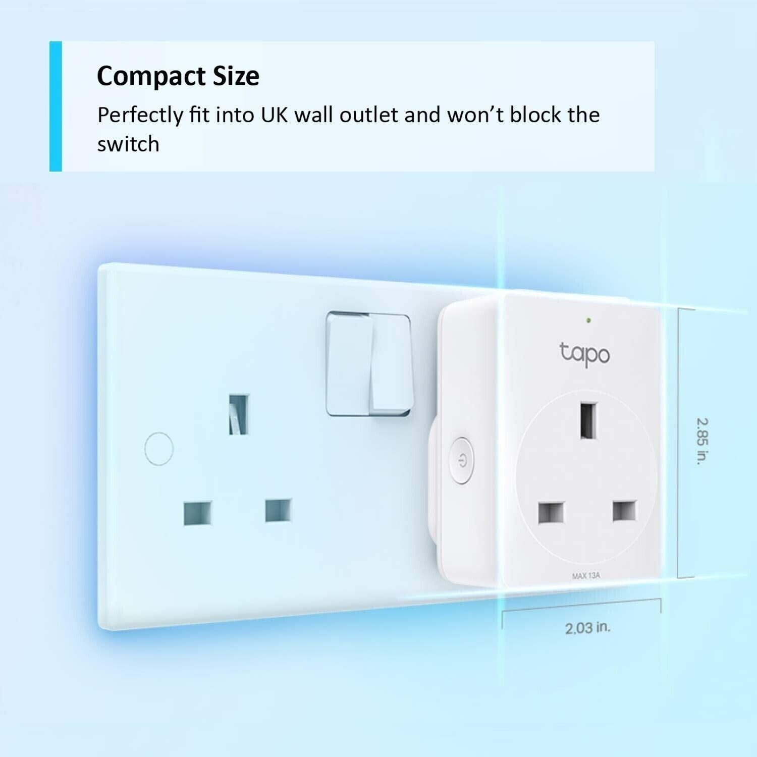 TP Link Tapo Outlet Works With Google Amazon Alexa Mini Smart Wi-Fi Socket 4 Pcs