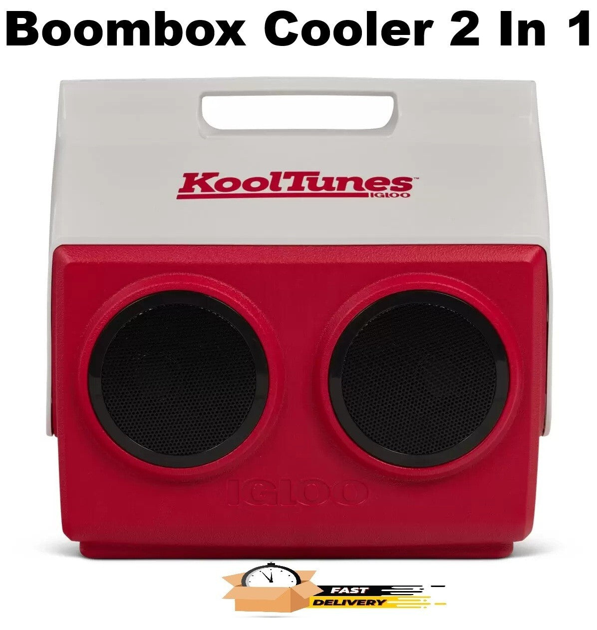 Igloo 2 in 1 KoolTunes Retro Look Boombox 13 Litre Cooler With Twin Speakers
