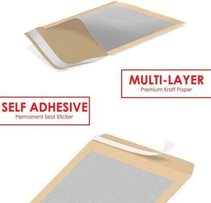 100 C4 A4 Brown Manilla Envelopes 324x229mm Self Seal 90gsm Strong *OFFER*