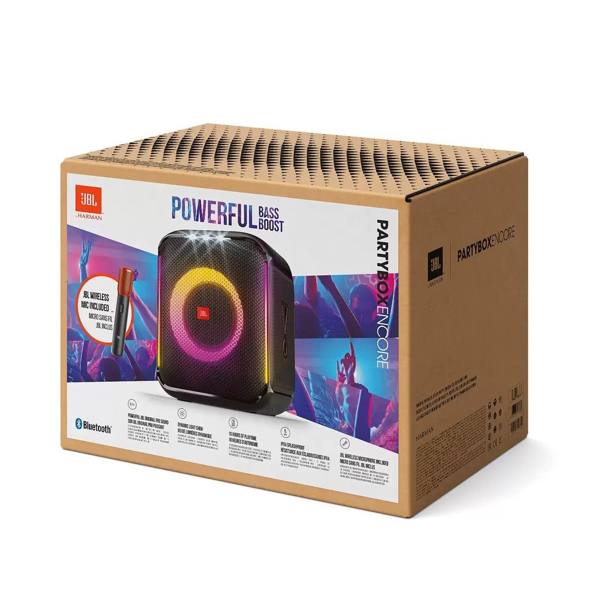 JBL Original Pro Sound Party Box Splash Proof  Encore Speaker with Microphone