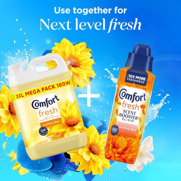 Comfort Fresh Sunshiny Days Fabric Conditioner Softener with Motion-Activat<wbr/>ed Fr