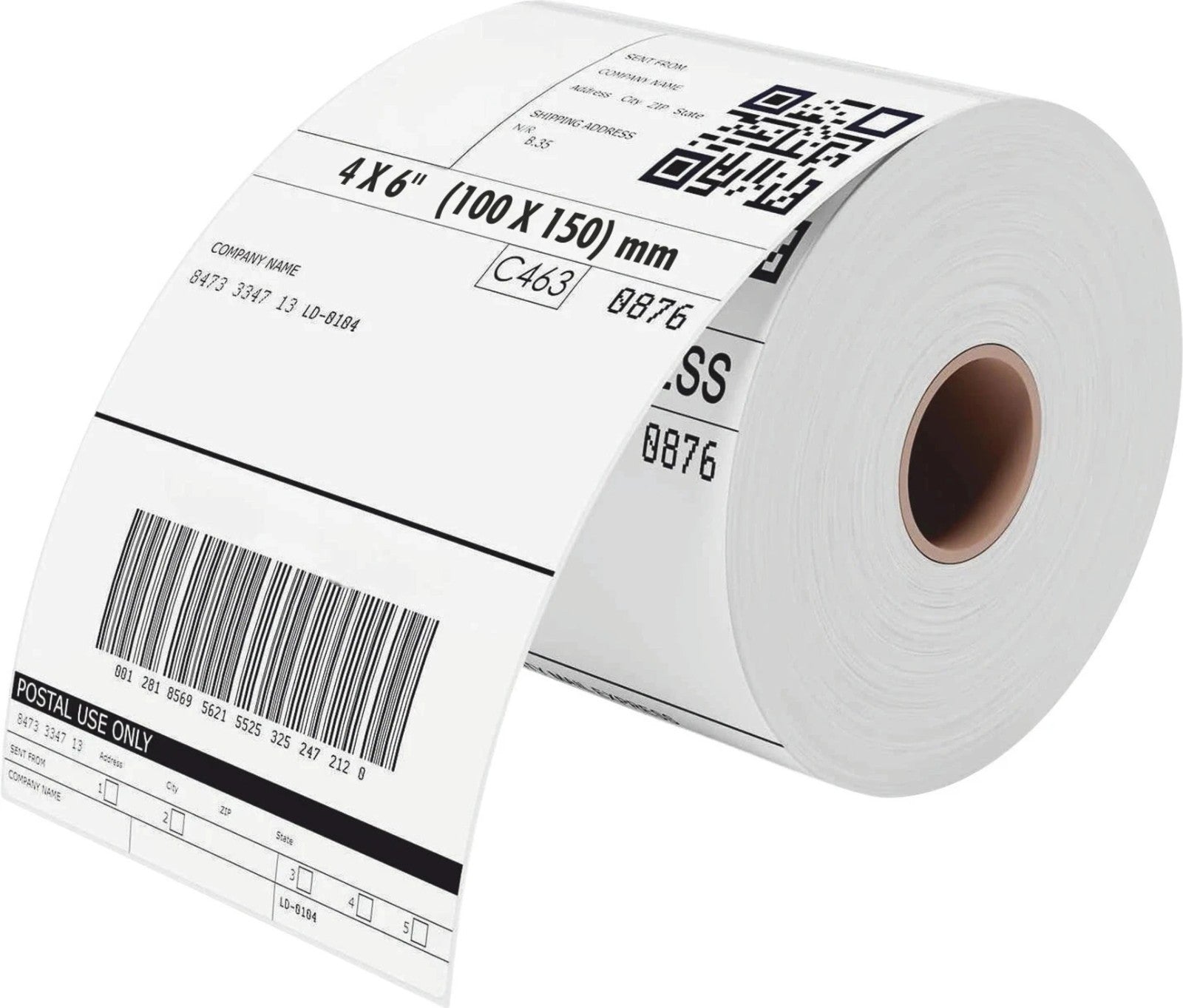 4x6 Thermal Shipping 500 Labels Roll Direct Printer Labels for eBay Royal Mail