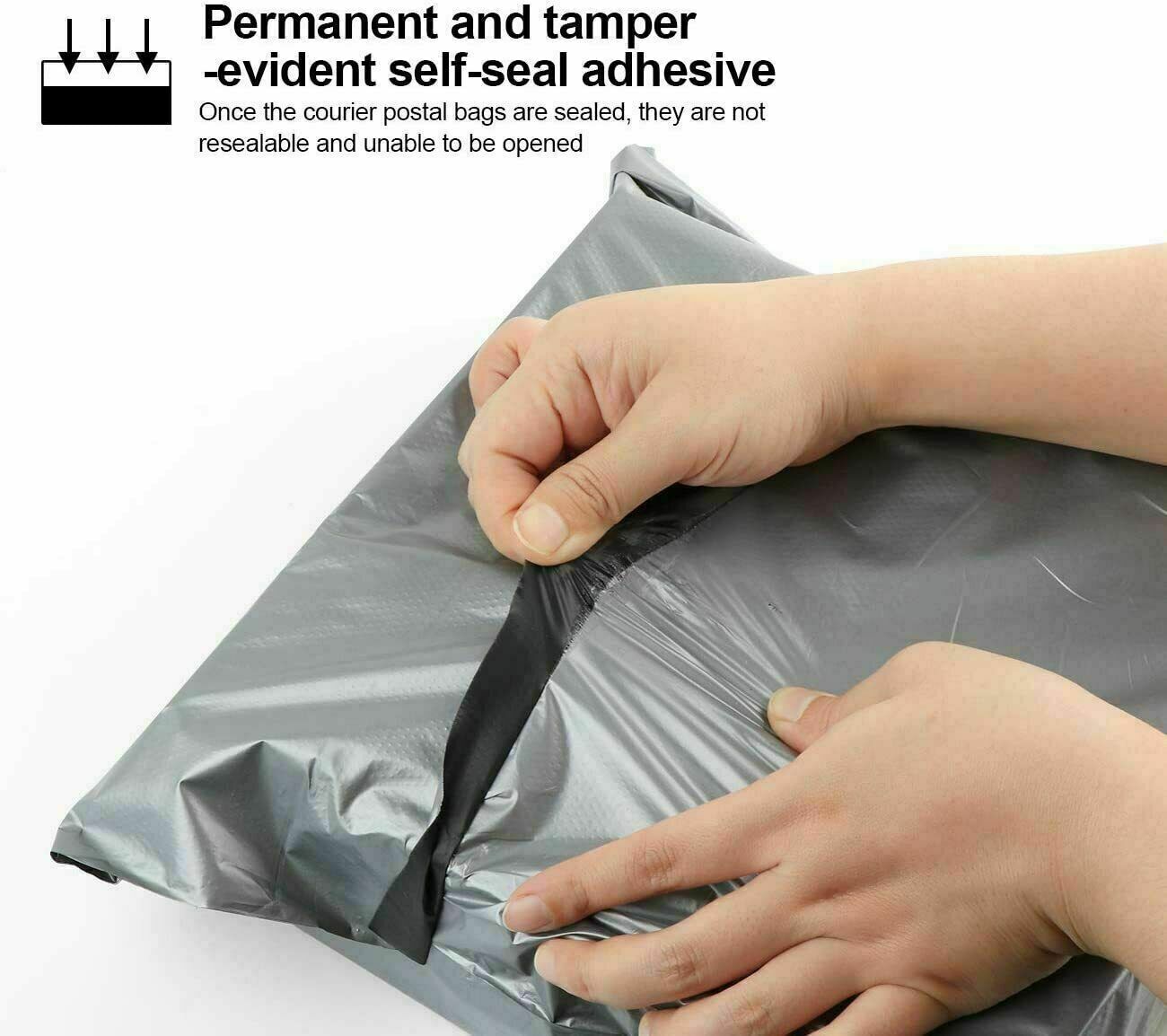 GREY Postal Post Packaging Bags Plastic Parcel Mailing Packing Postage Self Seal
