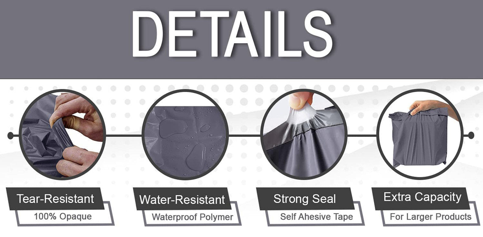 GREY Postal Post Packaging Bags Plastic Parcel Mailing Packing Postage Self Seal