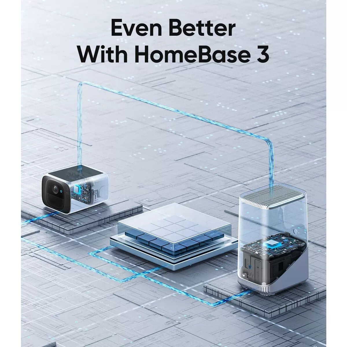 eufy Solo S220 Security 2 Cam Kit with Home Base S380 Bundle Without Monthly Fee