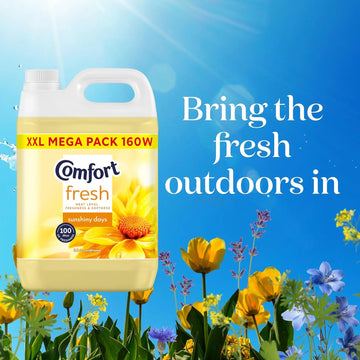 Comfort Fresh Sunshiny Days Fabric Conditioner Softener with Motion-Activat<wbr/>ed Fr