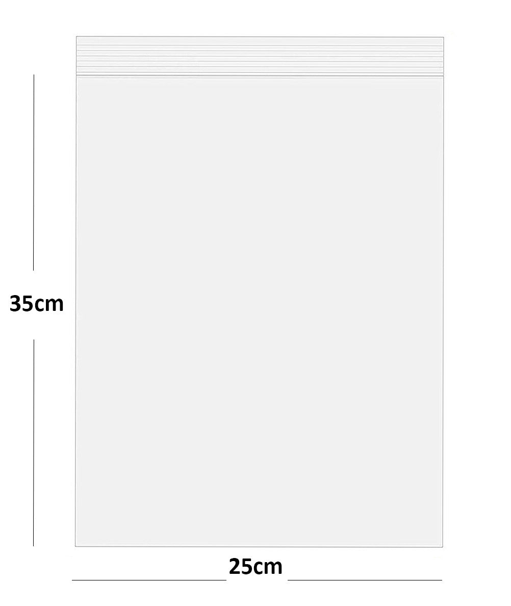 Grip Seal Bags Self Resealable Clear Polythene Poly Plastic Zip Lock All Sizes