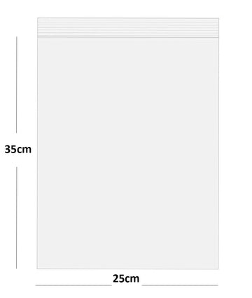 Grip Seal Bags Self Resealable Clear Polythene Poly Plastic Zip Lock All Sizes