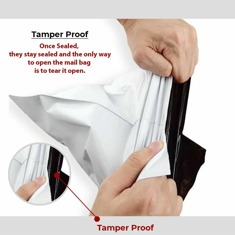 Coloured Mailing Bags Plastic Post Seal Waterproof Strong Parcel All Sizes UK