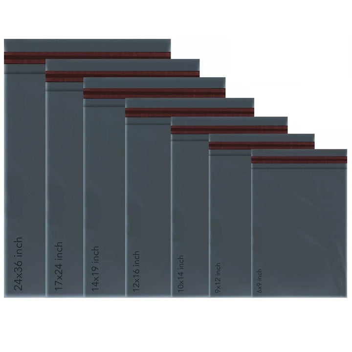 Grey Strong Mailing Postal Bags – Self Seal All Sizes Fast UK Delivery