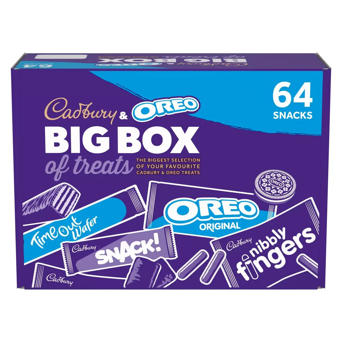 Cadbury & Oreo Big Box Of Treats 64 Snacks