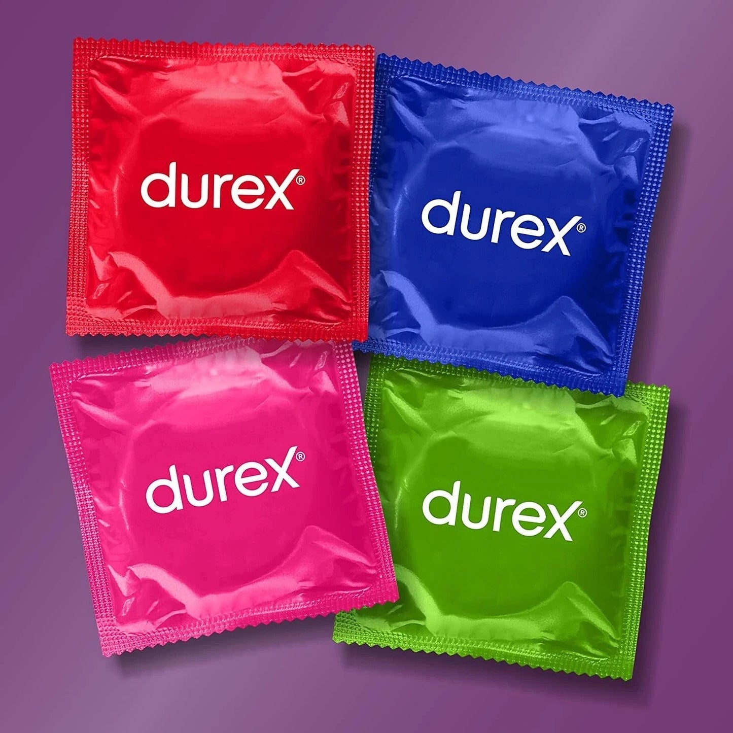 Durex Surprise Me Mixed Condoms Thin Thick Ribbed Dotted Condoms Pack of 40