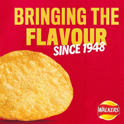 Walkers Cheese and Onion Crisps 32.5g x 32 Full Case of British Classic Snack